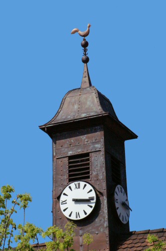 Clocher à Saint-Maurice-Colombier (25) photo J. Masset