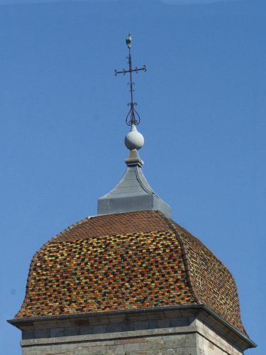 Clocher de Sainte-Marie-en-Chanois (70) photo J.Masset