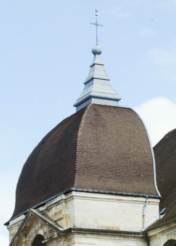Clocher de l'église St Georges de Vesoul (70), photo J. Masset