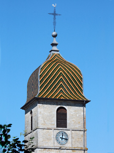 Clocher d'Arlay (39) photo M. Morlin