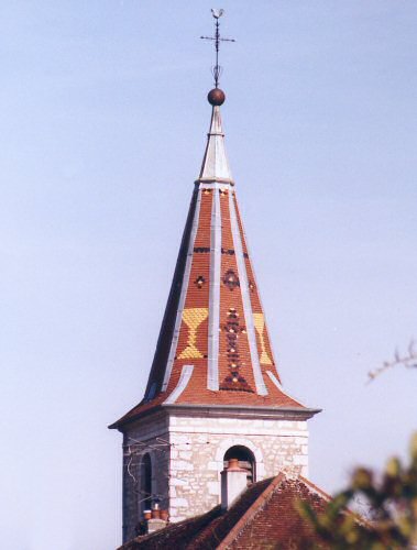 Clocher d'Authume (39) photo M. Morlin