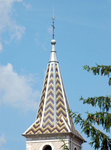 Clocher d'Authume (39) photo M. Morlin