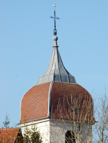 Clocher de Baverans (39) photo M. Morlin