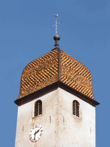 Clocher de Byans-sur-Doubs (25) photo M. Morlin