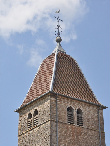 Clocher de Chaumercenne  (70) photo M. Morlin