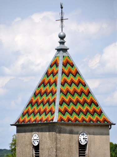 Clocher de Chevigney (70) photo M. Morlin