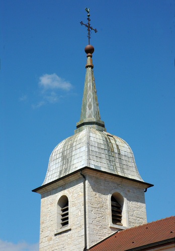 Clocher de Commenailles (39) photo M. Morlin