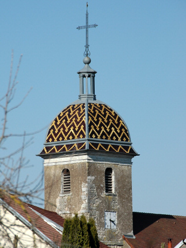 Clocher de Courcuire (70) photo M. Morlin