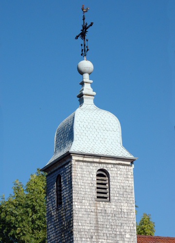 Clocher d'Entre-les-Fourgs (25) photo M. Morlin