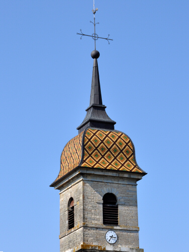 Clocher d'Evans (39) photo M. Morlin