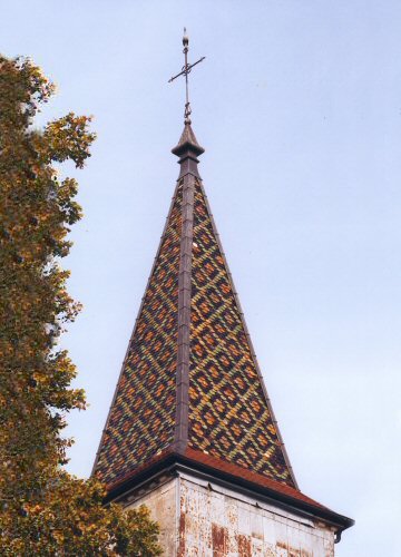 Clocher de Fay en Montagne (39), photo M. Morlin