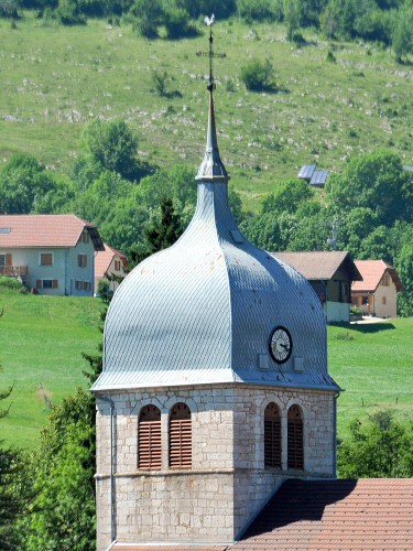 Clocher de Foncine-le-Haut, photo M. Morlin