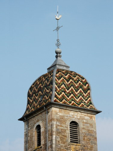 Clocher de Grandvelle-et-Le-Perrenot (70) photo M. Morlin