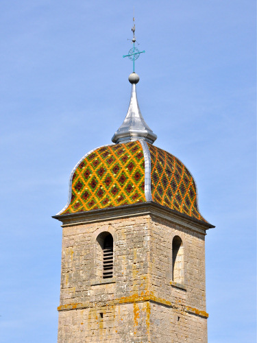 Clocher de Lavangeot (39) photo M. Morlin