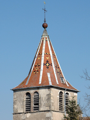 Clocher de Menotey (39) photo M. Morlin