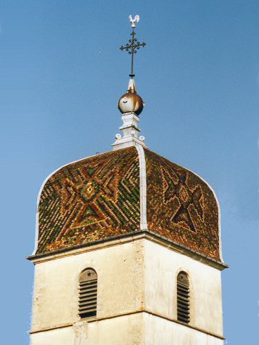 Clocher de Montholier (39) photo M. Morlin