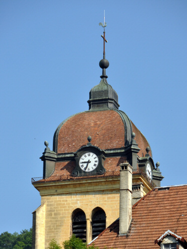 Clocher comtois de Morteau (25) photo M. Morlin