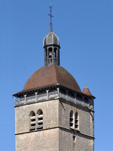 Clocher d'Orgelet (39) photo M. Morlin