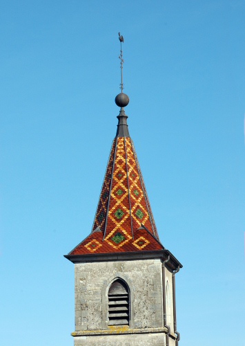 Clocher d'Our (39), photo M. Morlin