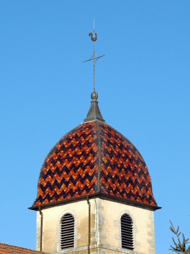 Clocher de Rioz (70) photo M. Morlin