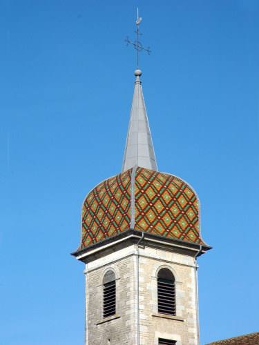 Clocher de Rochefort-sur-Nenon (39) photo M. Morlin