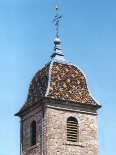 Clocher de Ruffey-le-Chateau (25) photo M. Morlin