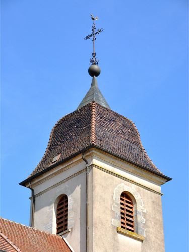Clocher de Sauvigney-lès-Gray (70) photo M. Morlin