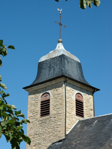 Clocher de Saint-Germain-lès-Arlay (39) photo M. Morlin