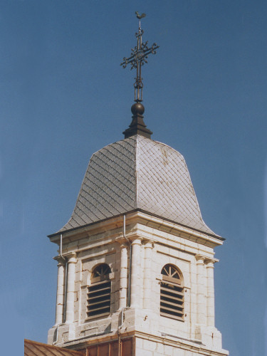 Clocher de Saint-Pierre (39), photo M. Morlin