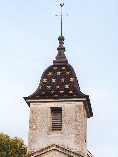 Clocher de Saint Vallier (70), photo M. Morlin