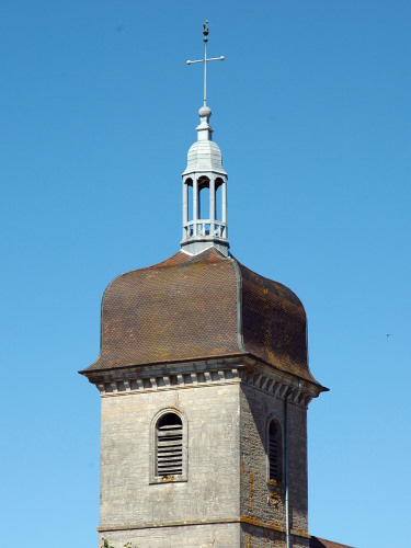 Clocher de Valempoulières (39) photo M. Morlin