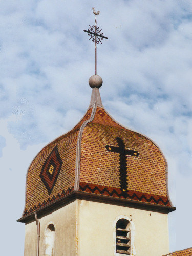 Clocher de Villers les Bois (39) photo M. Morlin