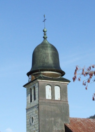 Le clocher de Bois d'Amont, photo M. Taland