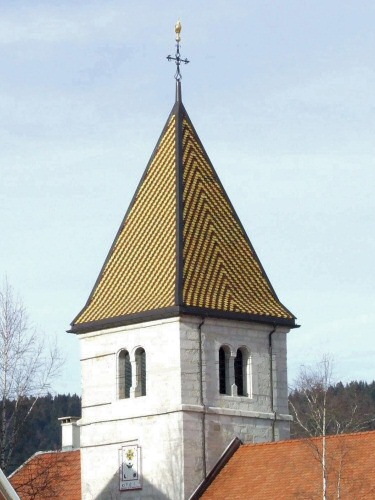 Temple de La Brévine (Suisse) photo M. Taland