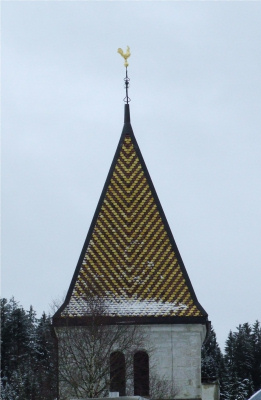 Clocher de La Brévine (Suisse) photo M. Taland