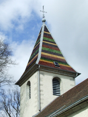 Clocher de Voillans (25) photo M. Taland