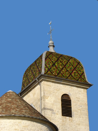 Clocher de Montfaucon (25), photo S. Lucas