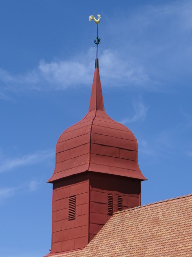 Clocher de la chapelle de Bémont à  La Brévine (39) photo Y. Bessero