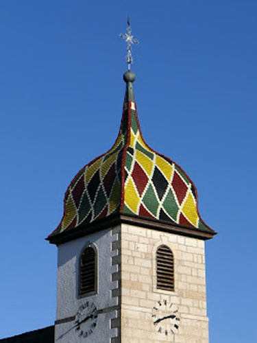 Clocher de Boécourt (39) photo Y. Bessero