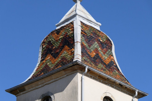 Clocher de l'église de Buffignécourt, photo Y. Bessero