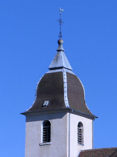 Clocher de Cirey-lès-Bellevaux (70), photo Y. Bessero