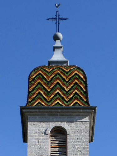 Clocher de Cubry (25) photo Y. Bessero