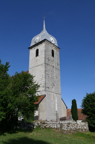 Clocher de Grand'Combe-Chateleu (25) photo Y. Bessero