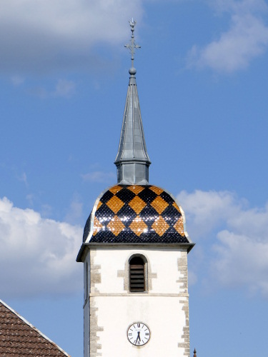 Clocher de Gray-la-Ville (70) photo Y. Bessero