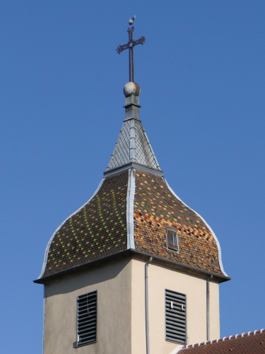 Clocher de Marchaux (25) photo Y. Bessero