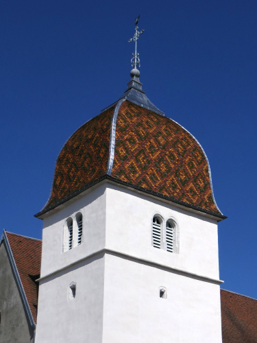 Clocher de Montbozon (70) photo Y. Bessero