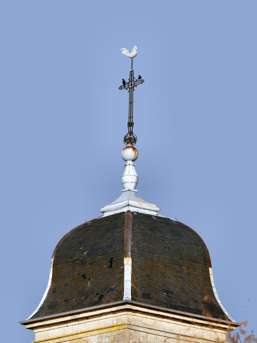 Clocher de Saint-Hilaire (25,) photo Y. Bessero