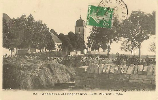 Andelot en Montagne en 1913, collection J. Masset