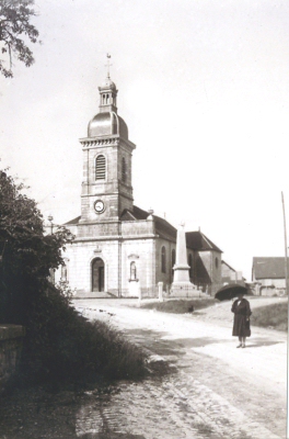 L'église d'Arc et Senans en 1903, collection M. Morlin