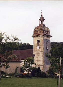 L'église d'Aubonne avant restauration, photo C. Dhote